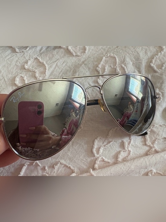 Ray-Ban Accessories - Ray-Ban Aviator Silver Mirrored Sunglasses